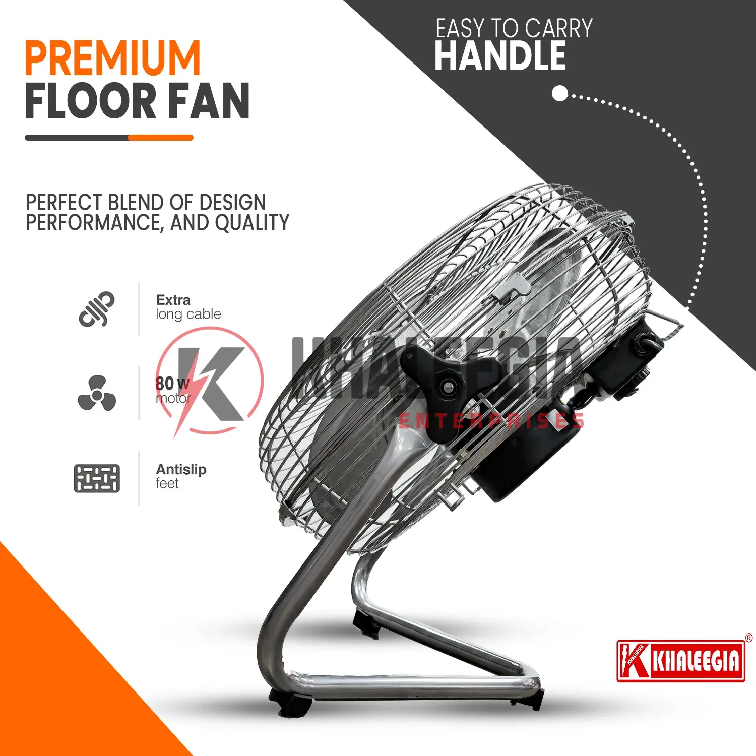 KD-30 - Khaleegia 12" Floor Fan - Image 5