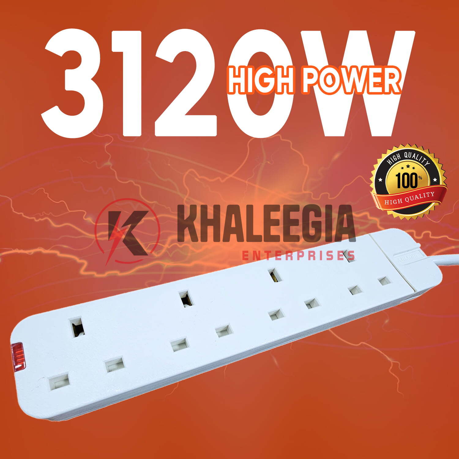 SB01177 | Admore 4 Gang 13A 5 Meters Slim Socket Extension - Image 6