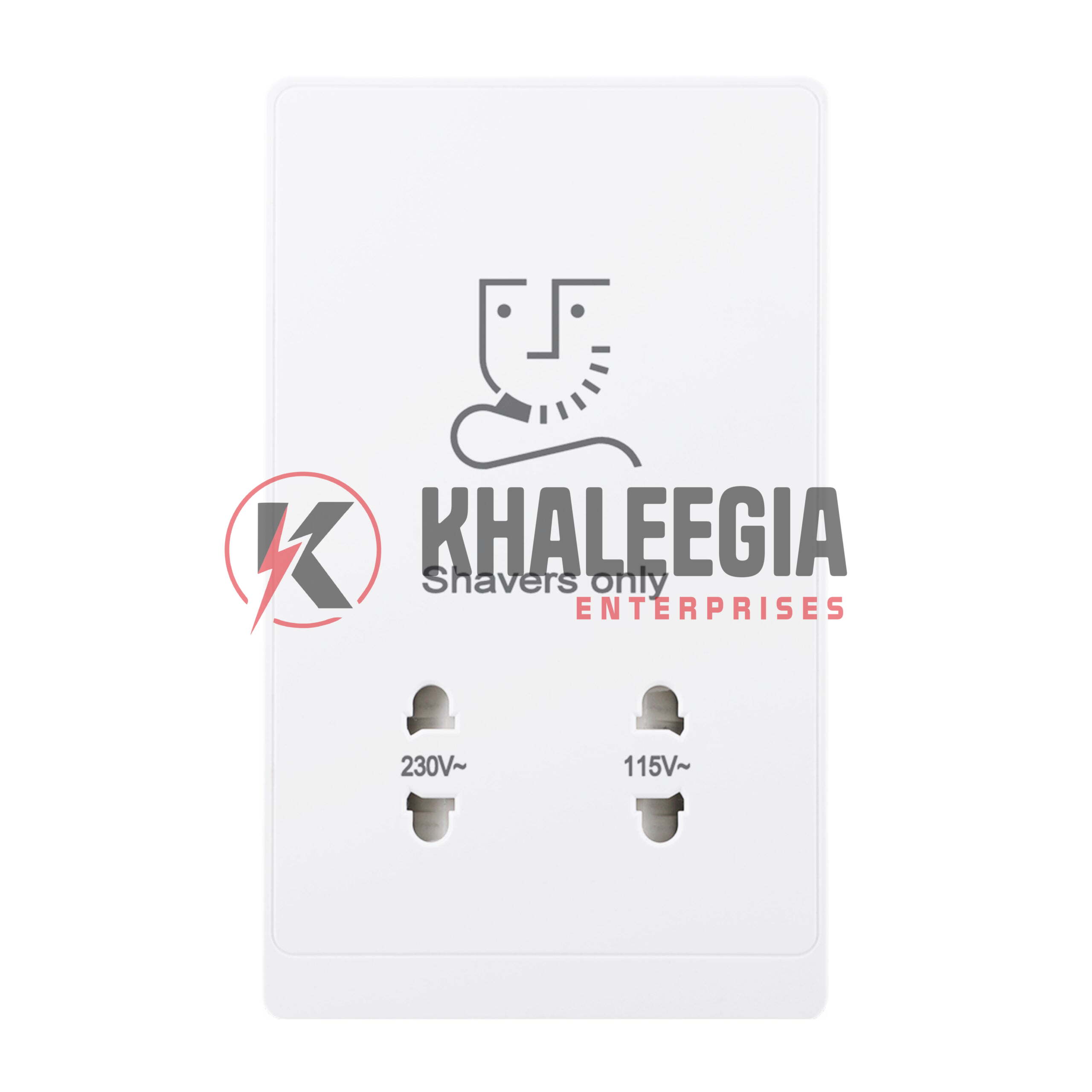 P-W058 - Shaver Socket -PC Classic Range: White
