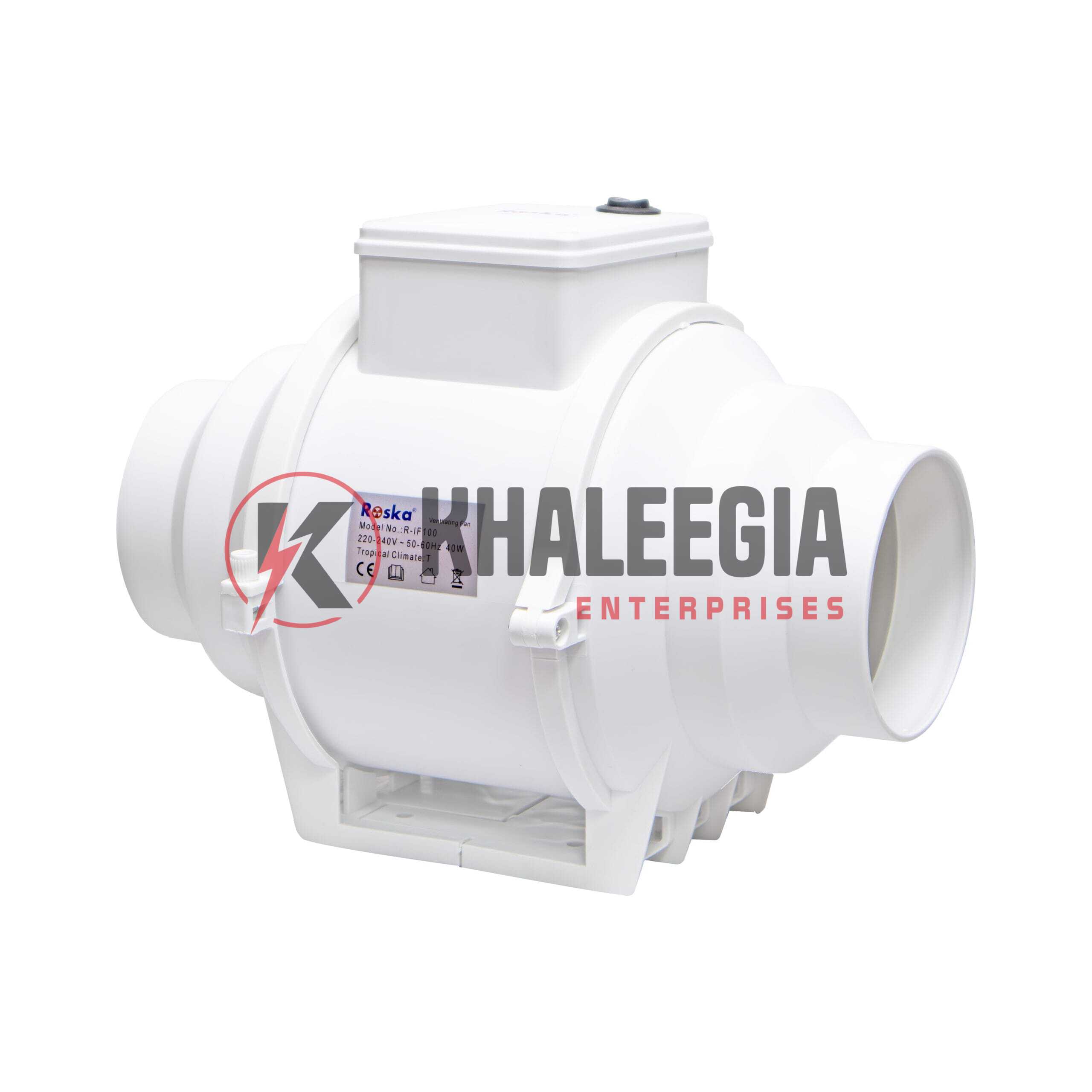 R-IF100 - Roska 4" Mixflow Inline Fan
