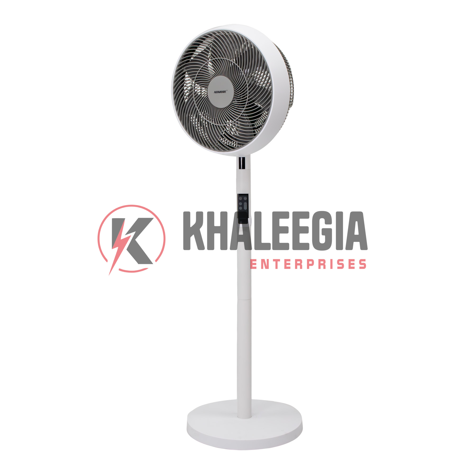 A-SF14 - Admore Adjustable 8 Speed 65W Remote Control Stand Fan