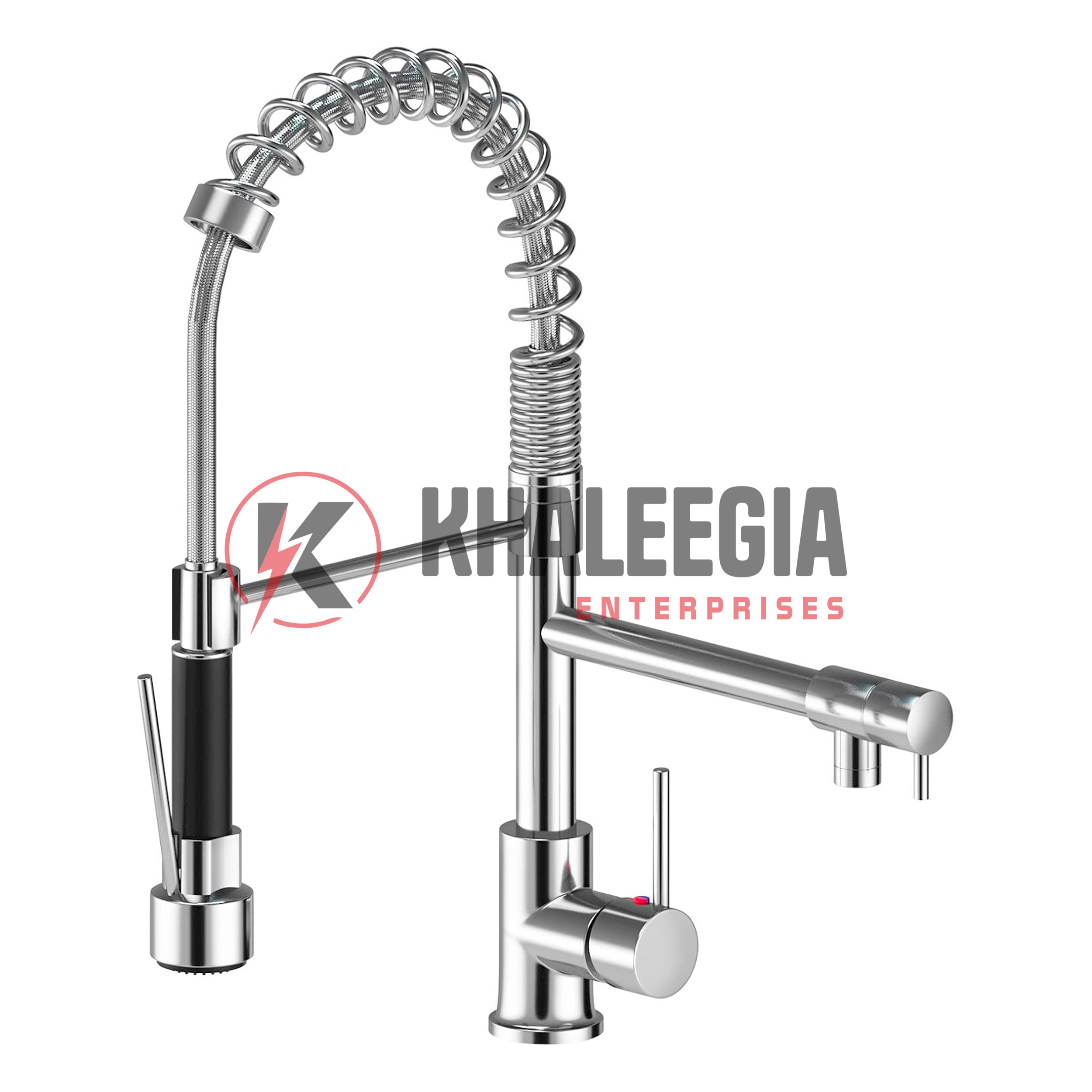 EKM-11 - Eurospring Professional Spring Pull-Down Kitchen Mixer with Filter Tap