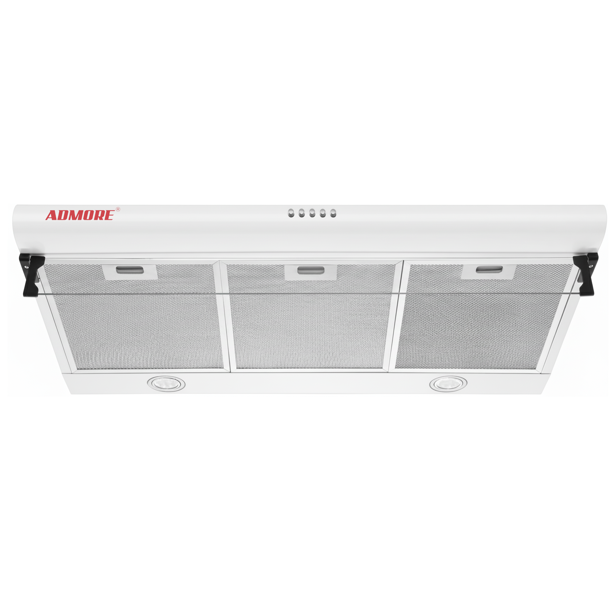 A-KH90W - Admore White 90cm Under the Cabinet Convertible Kitchen Cooker Hood