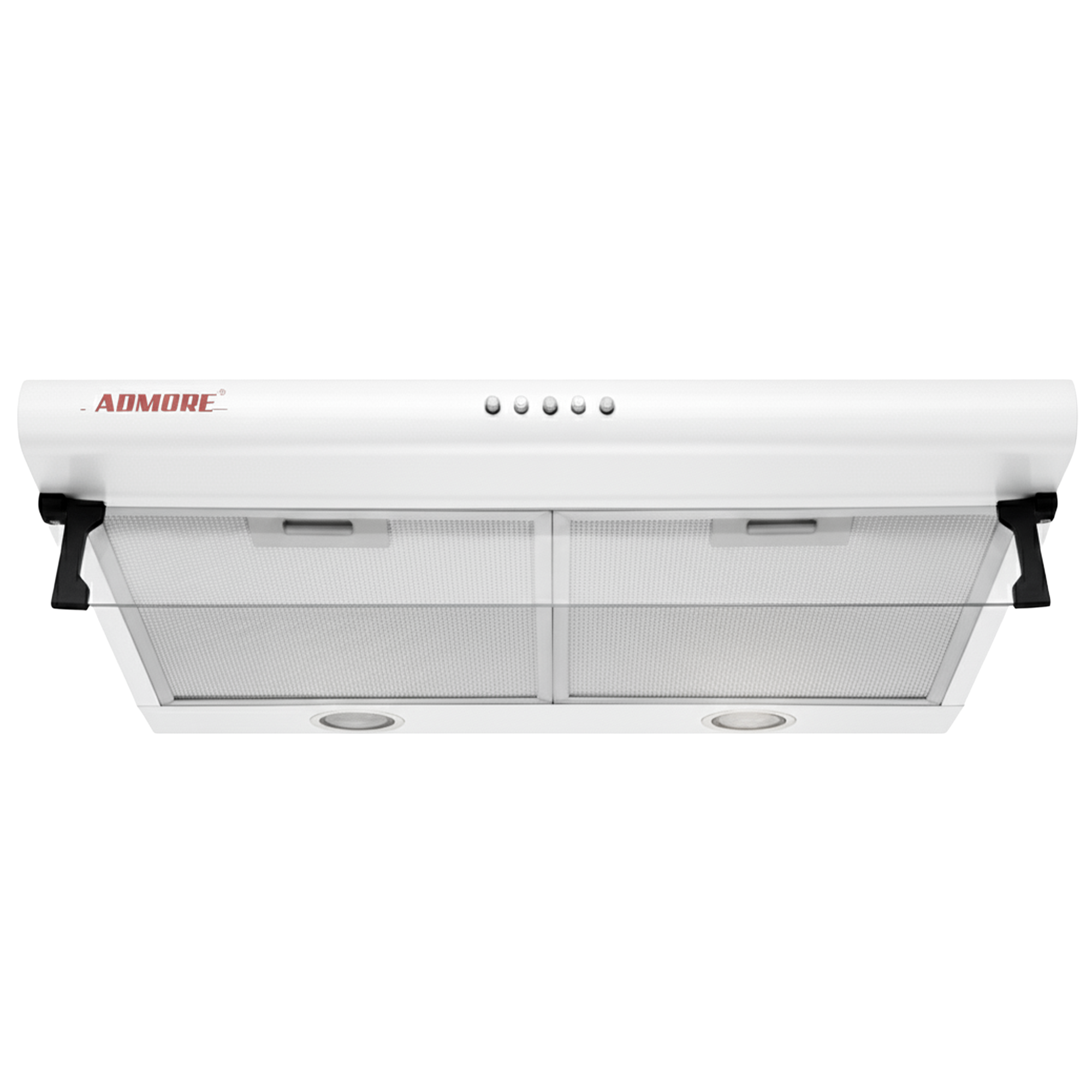A-KH60W - White 60cm Under the Cabinet Convertible Kitchen Cooker Hood