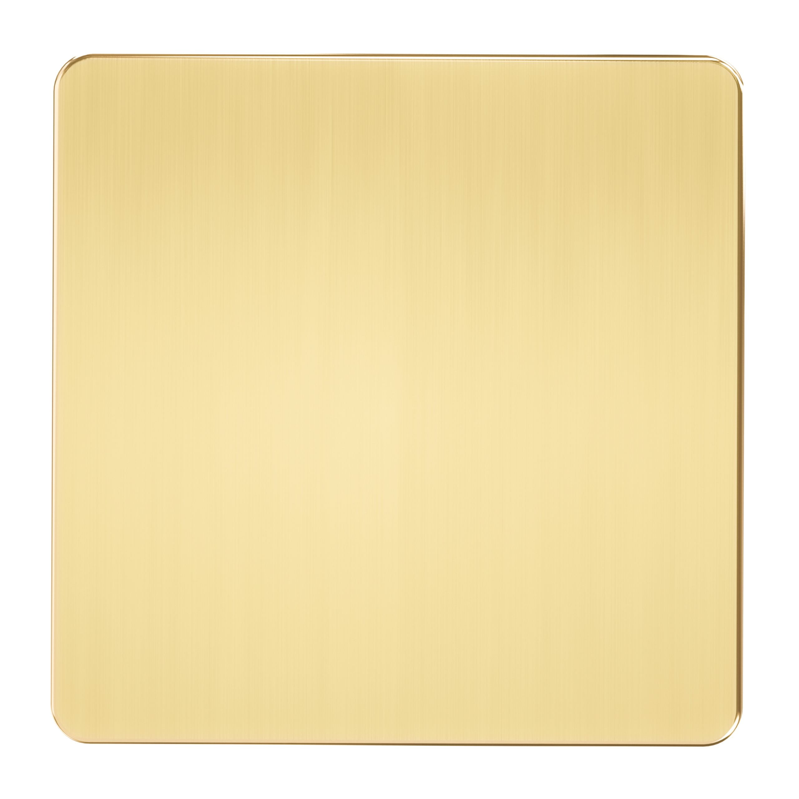 M_0019_A401-2-scaled-1.jpg A401 - 1 Gang Blank Plate -Metal Series: Gold - Image 1