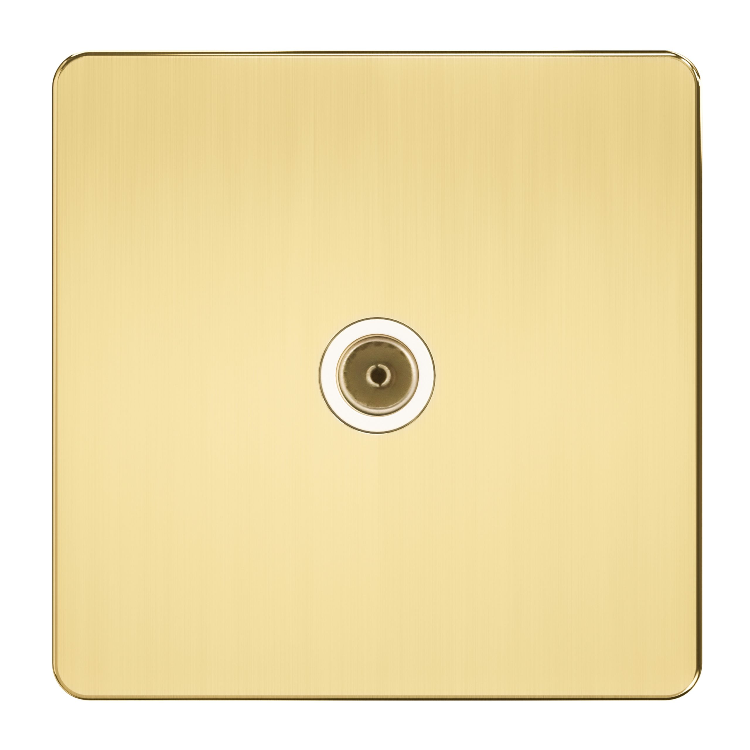 M_0013_A432-2-scaled-1.jpg A432 - Tv Socket -Metal Series: Gold - Image 1