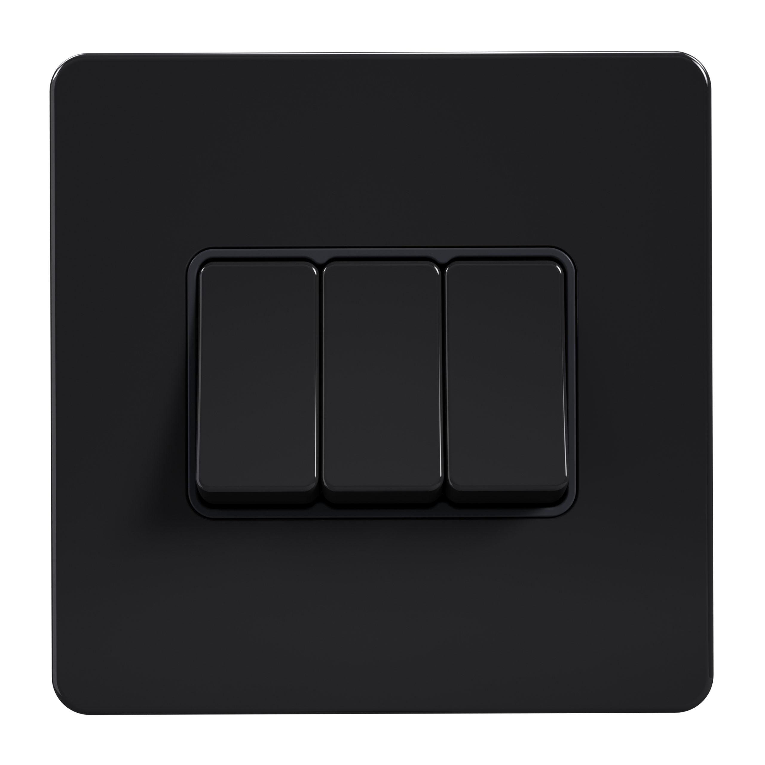 AB_0020_AB-306-scaled-1.jpg AB306 - 3 Gang 2 Way Switch - Metal Series: Black Nickel - Image 1