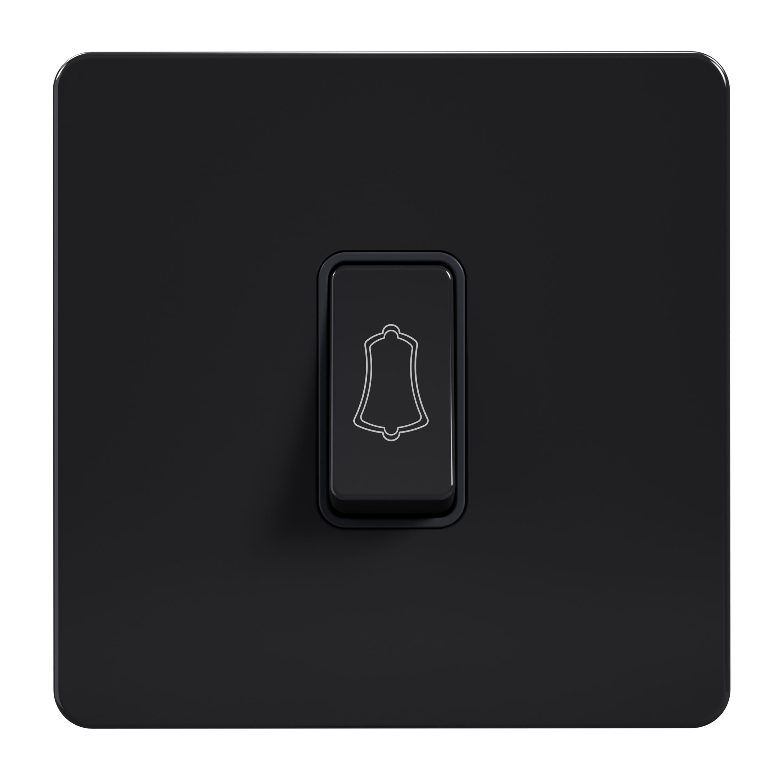 AB_0017_AB-317-scaled-1.jpg AB317 - Bell Push - Metal Series: Black Nickel - Image 1