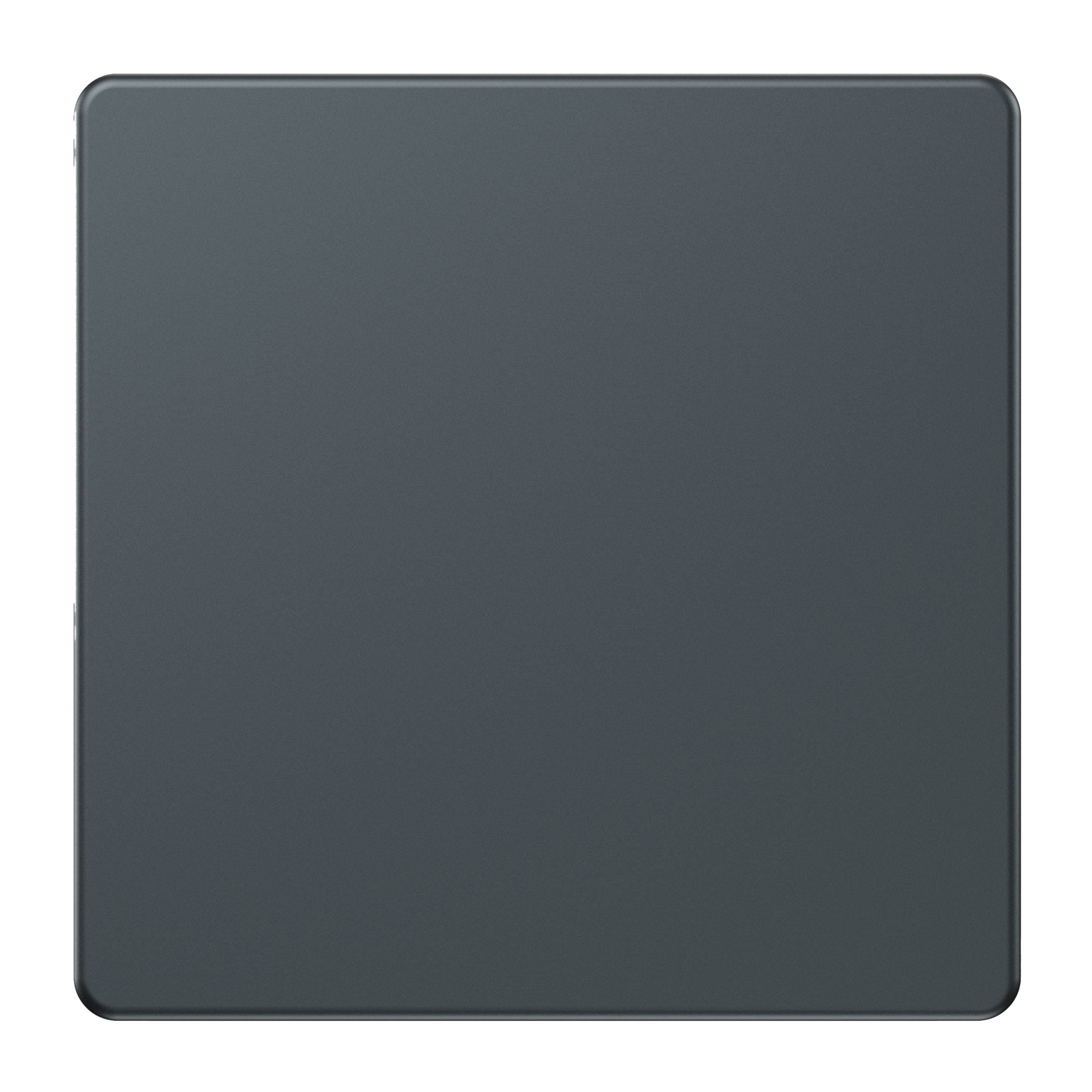 AS401-scaled-1.jpg AS401 - 1 Gang Blank Plate - Metal Series: Spruce Blue - Image 1