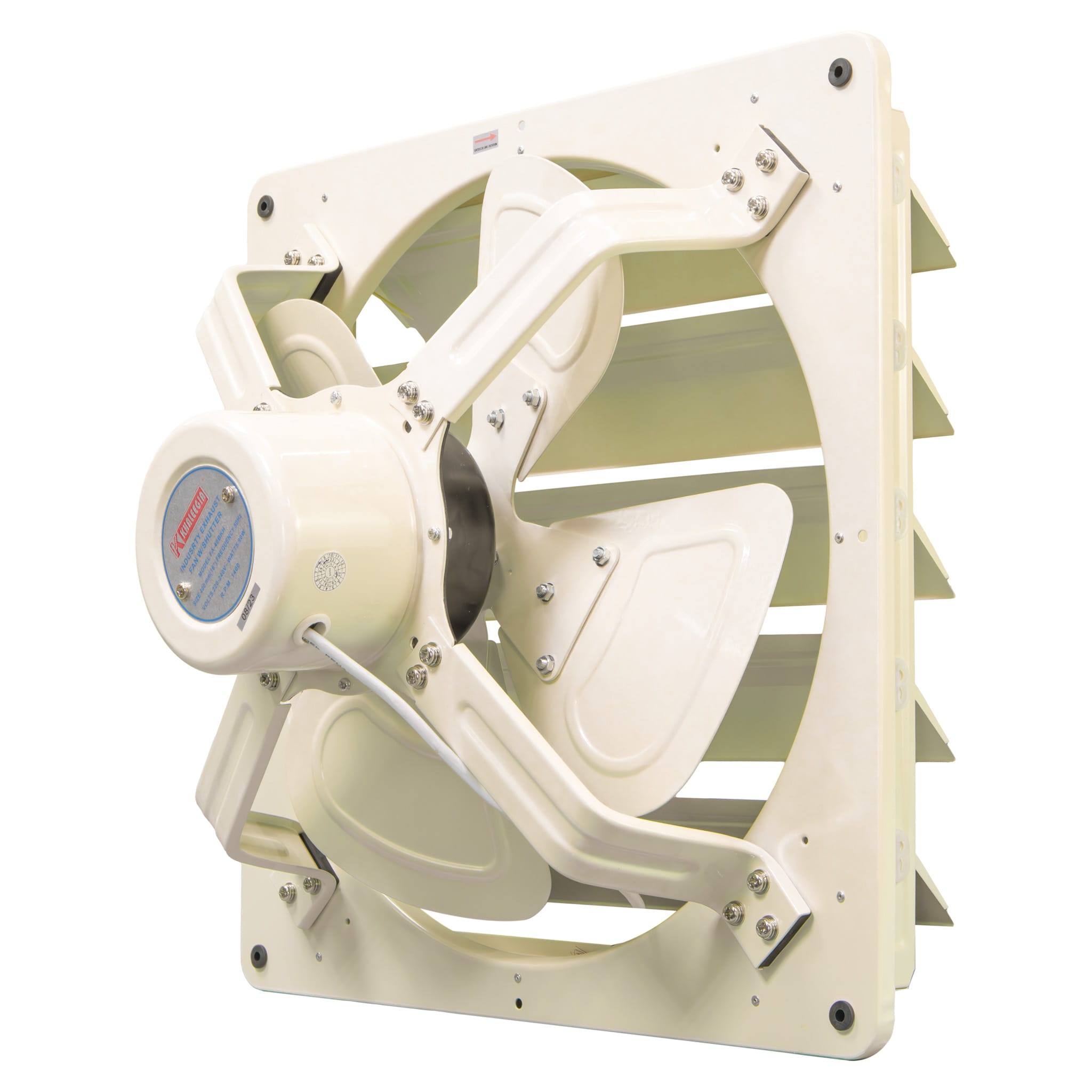 FA-40BKH-4.jpg FA-40BKH - Khaleegia 16" Exhaust Fan Metal Shutter - Image 1