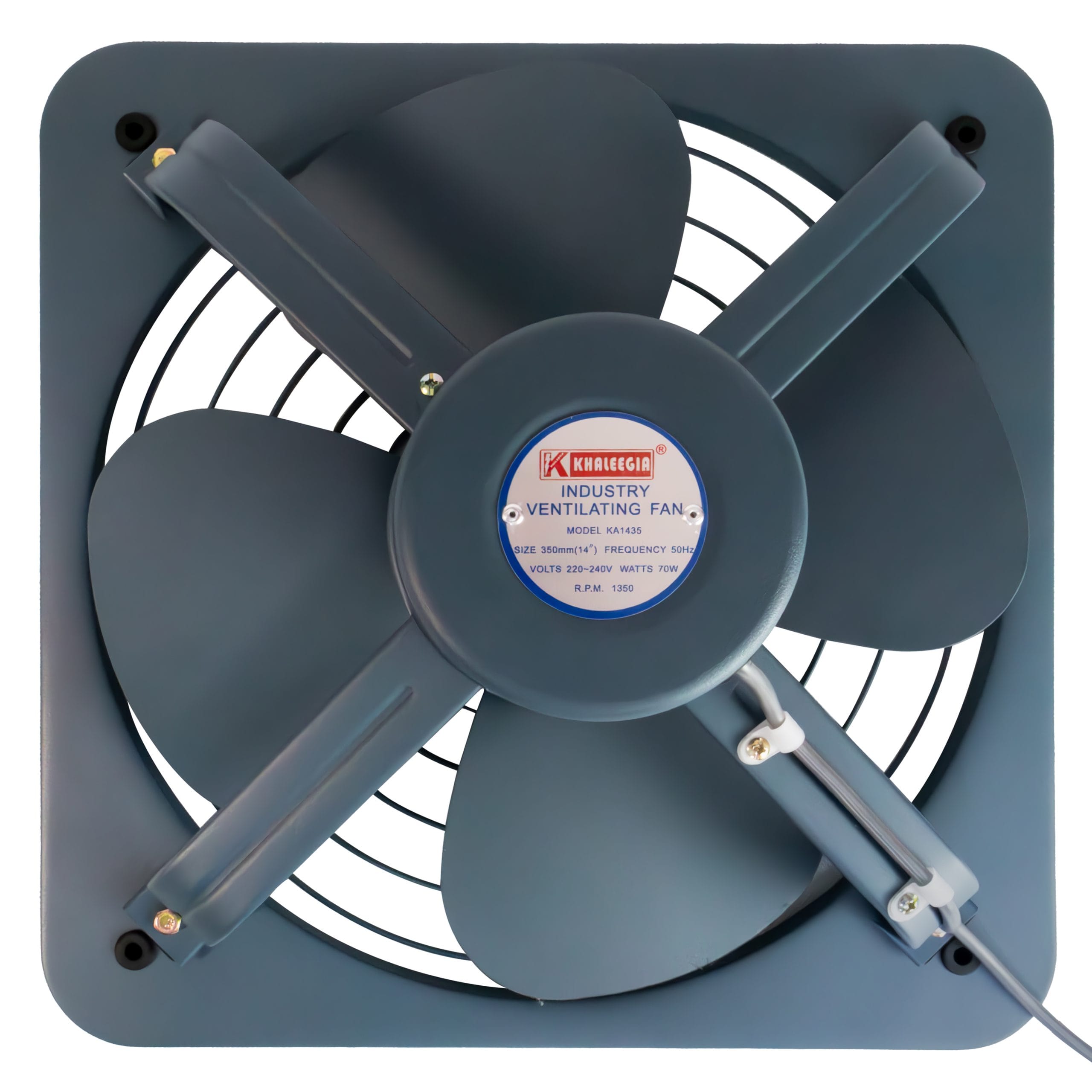 KA1435-1-scaled-1.jpg KA1435 - Khaleegia 14" Light Duty Industrial Exhaust Fan Metal Body - Image 1