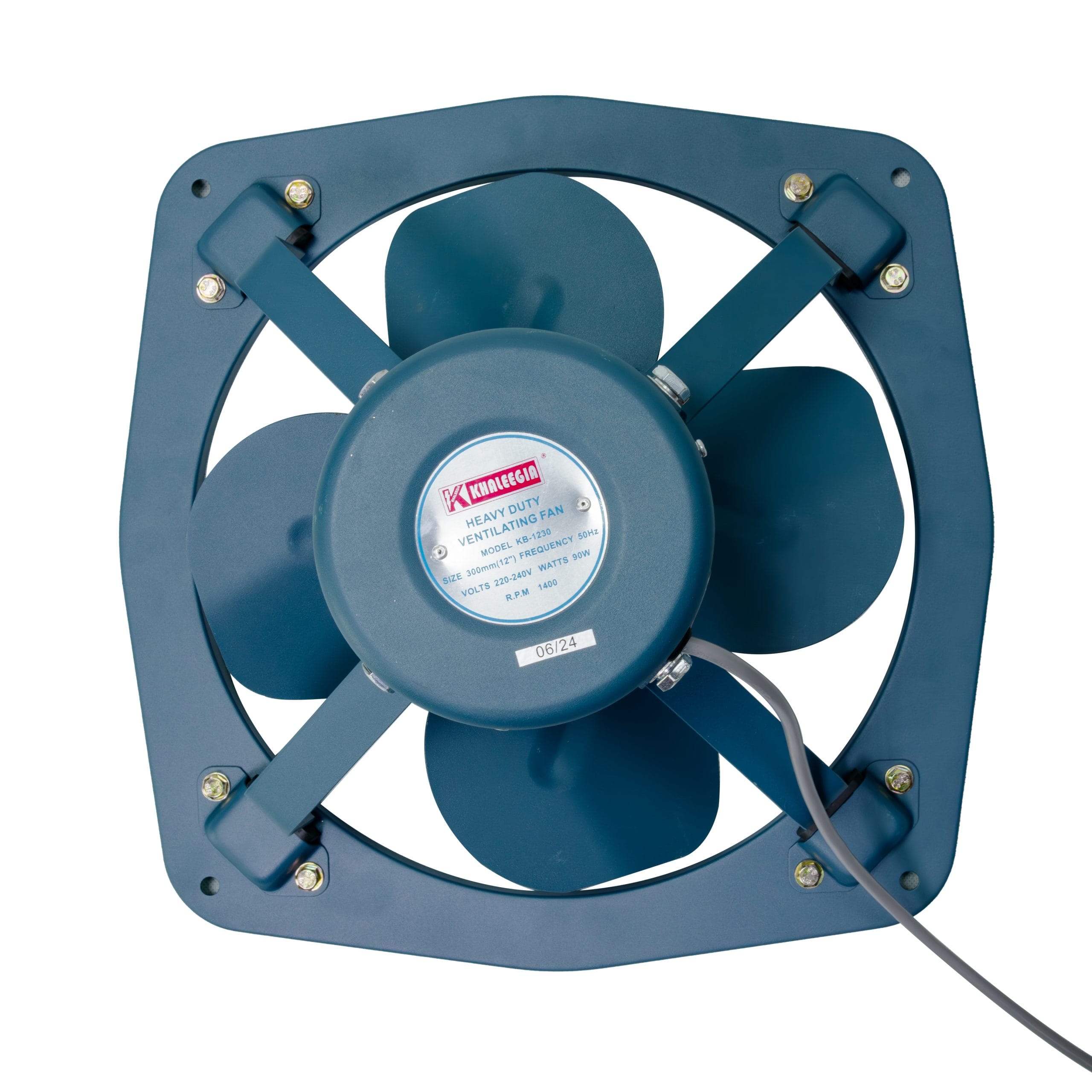 KB1230-scaled-1.jpg KB-1230 - Khaleegia 12" Metal Body Heavy Duty Exhaust Fan - Image 1