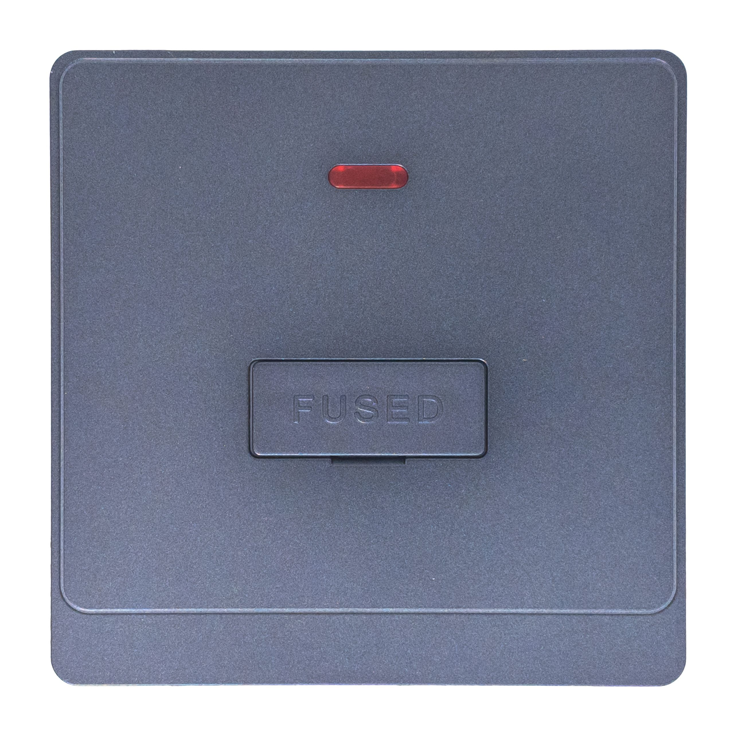 Fuse-scaled-1.jpg P-S218 - 3A (Fcu) With Neon - PC Classic Range: Grey - Image 1