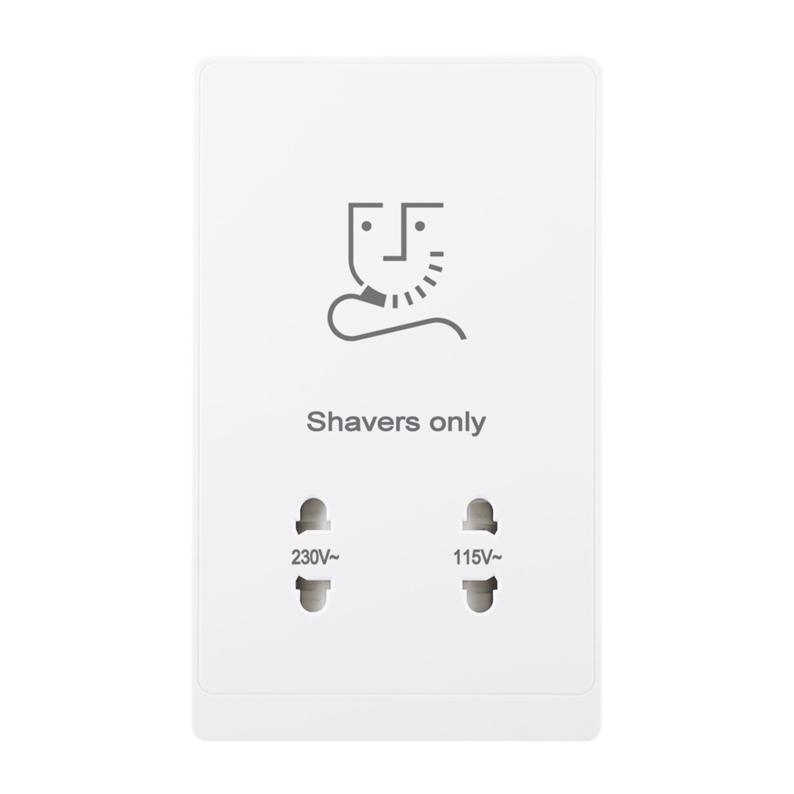 PC_0001_IMG_5696-scaled-1.jpg P-W058 - Shaver Socket -PC Classic Range: White - Image 1