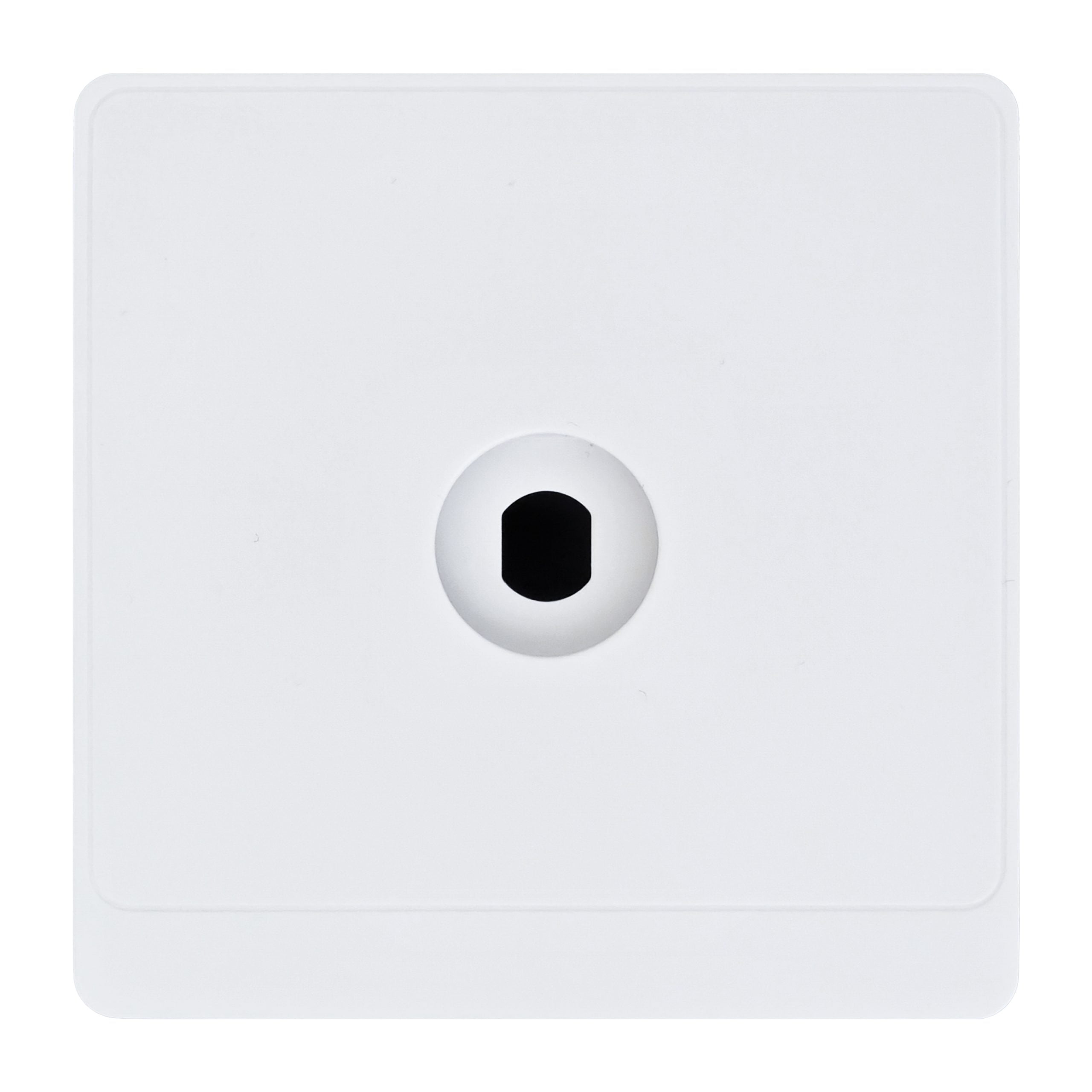 white_0016_Layer-22-scaled-1.jpg P-W1H1 - 1 Gang Blank Plate 1 Hole -PC Classic Range: White - Image 1
