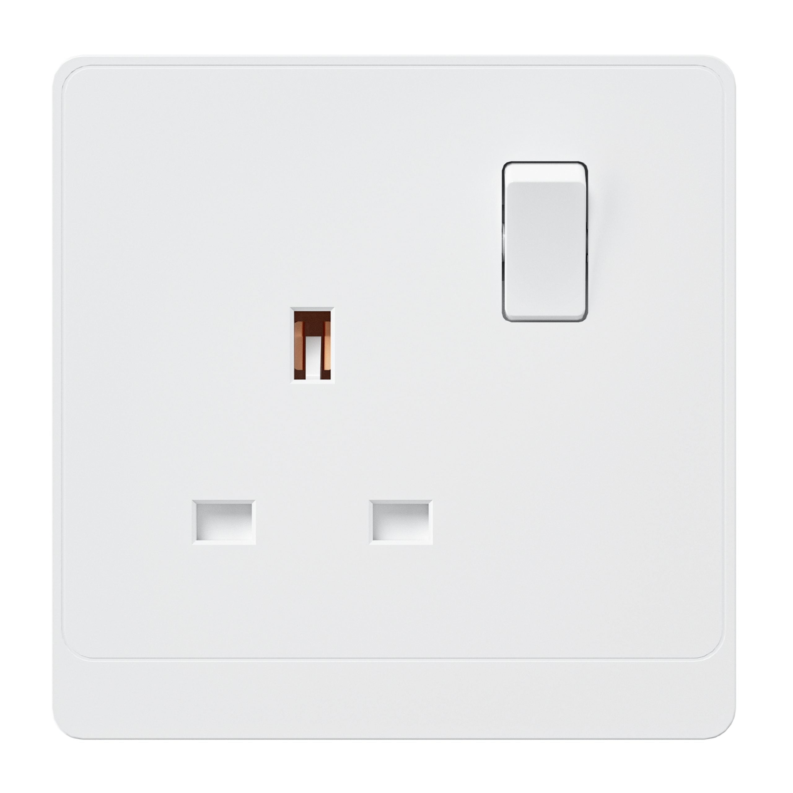 PC_0000_07-socket13a11-2-hs_asm-scaled-1.jpg P-W405 - 13A 1 Gang Switch Socket -PC Classic Range: White - Image 1