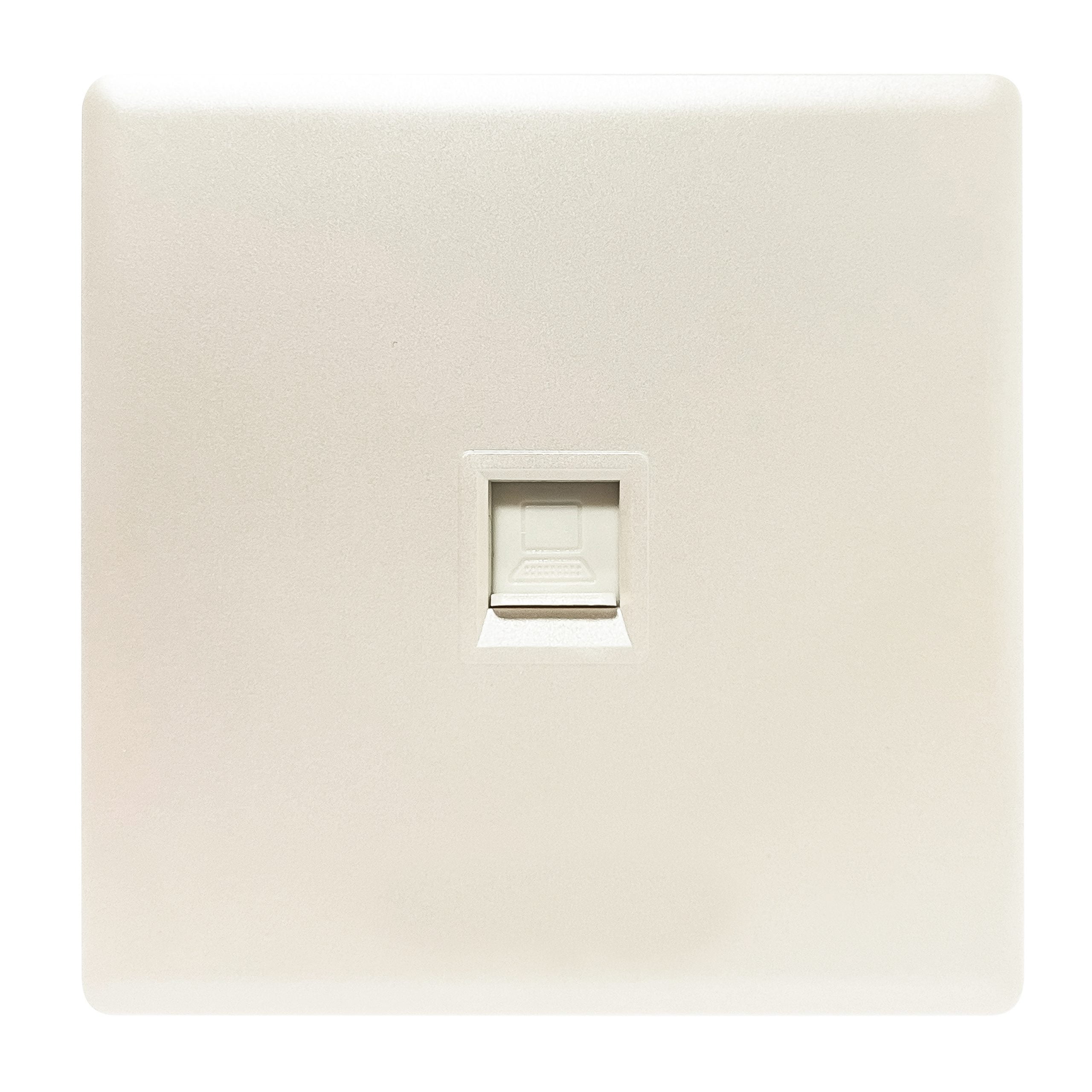 0003_PP446-scaled-1.jpg PP446 - 1 Gang Data Socket - Elegant Pearl White - Image 1