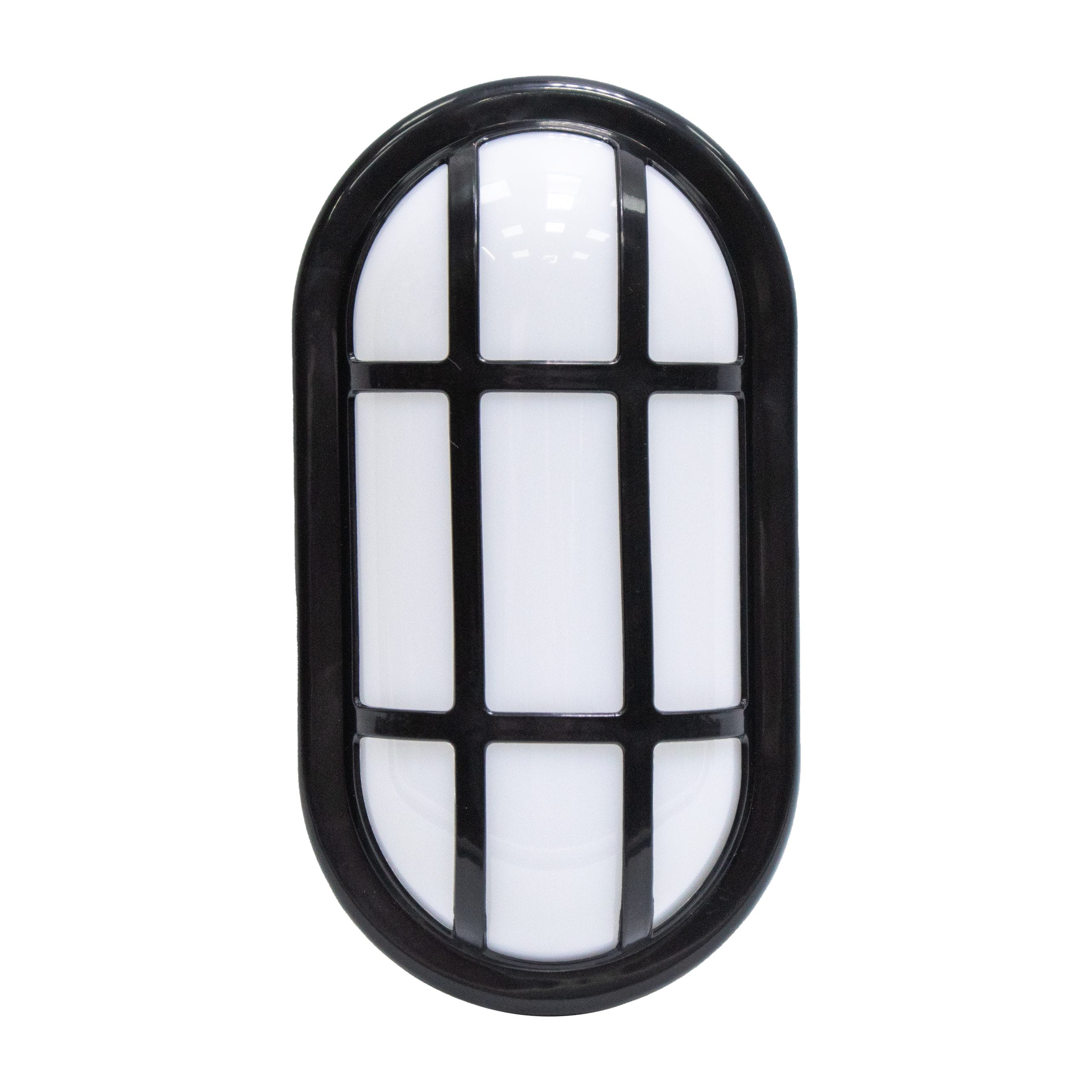 R-18BB-scaled-1-1.jpg R-18WGB - Roska 18W LED Bulkhead Wall Light with Black Grill - Image 1