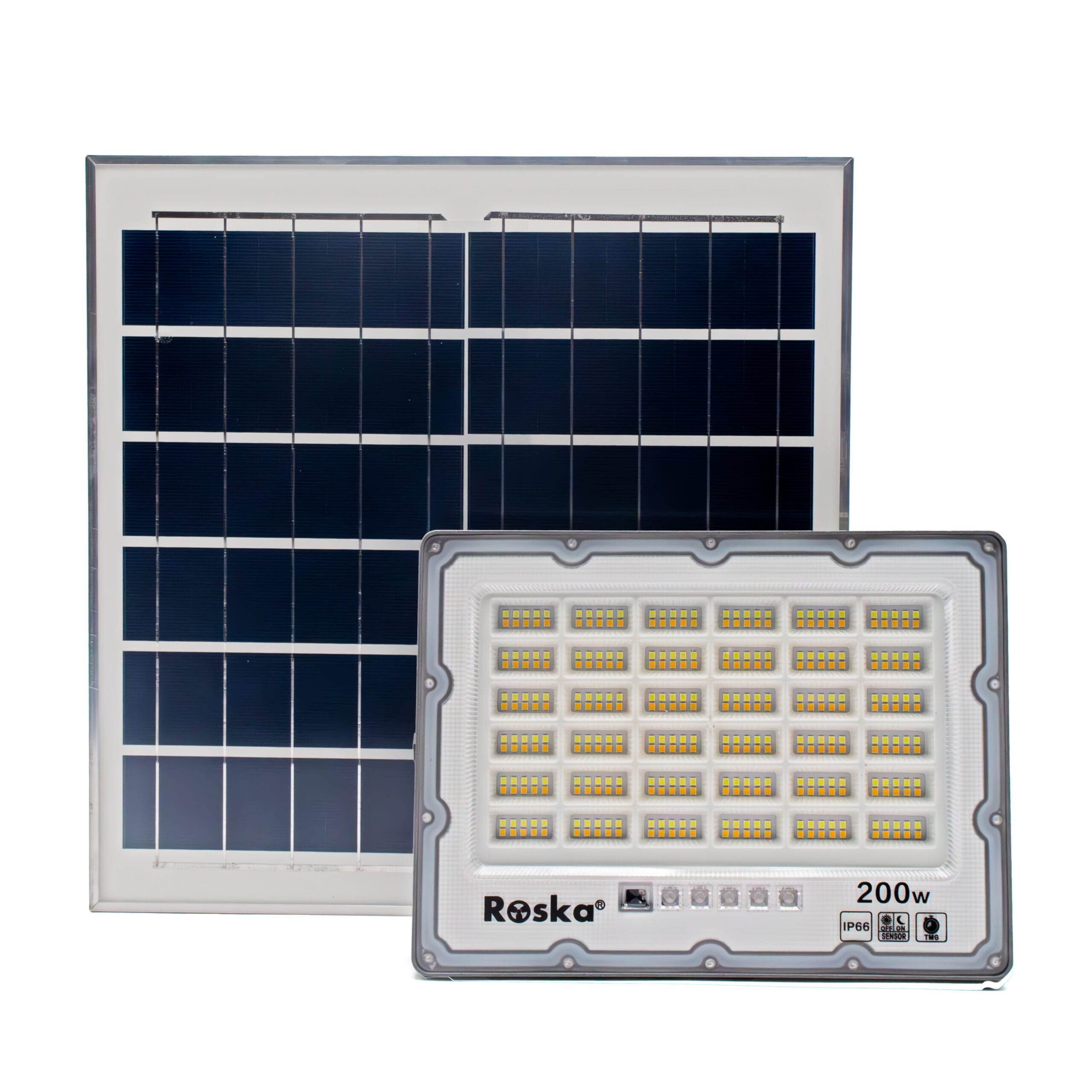 R-200SFL-N-scaled-1-1.jpg R-200SFL-N - Roska 200W Solar LED Flood Light (3 in 1, 3000k, 4000k, 6500k) - Image 1