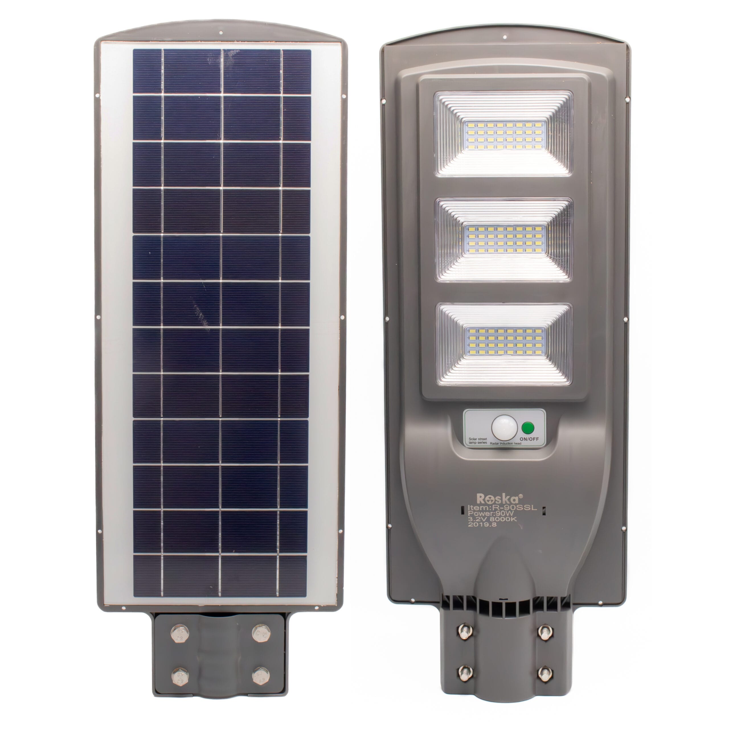 R-SSL90-scaled-1-1.jpg R-90SSL - Roska 90W Solar LED Street Light - Image 1