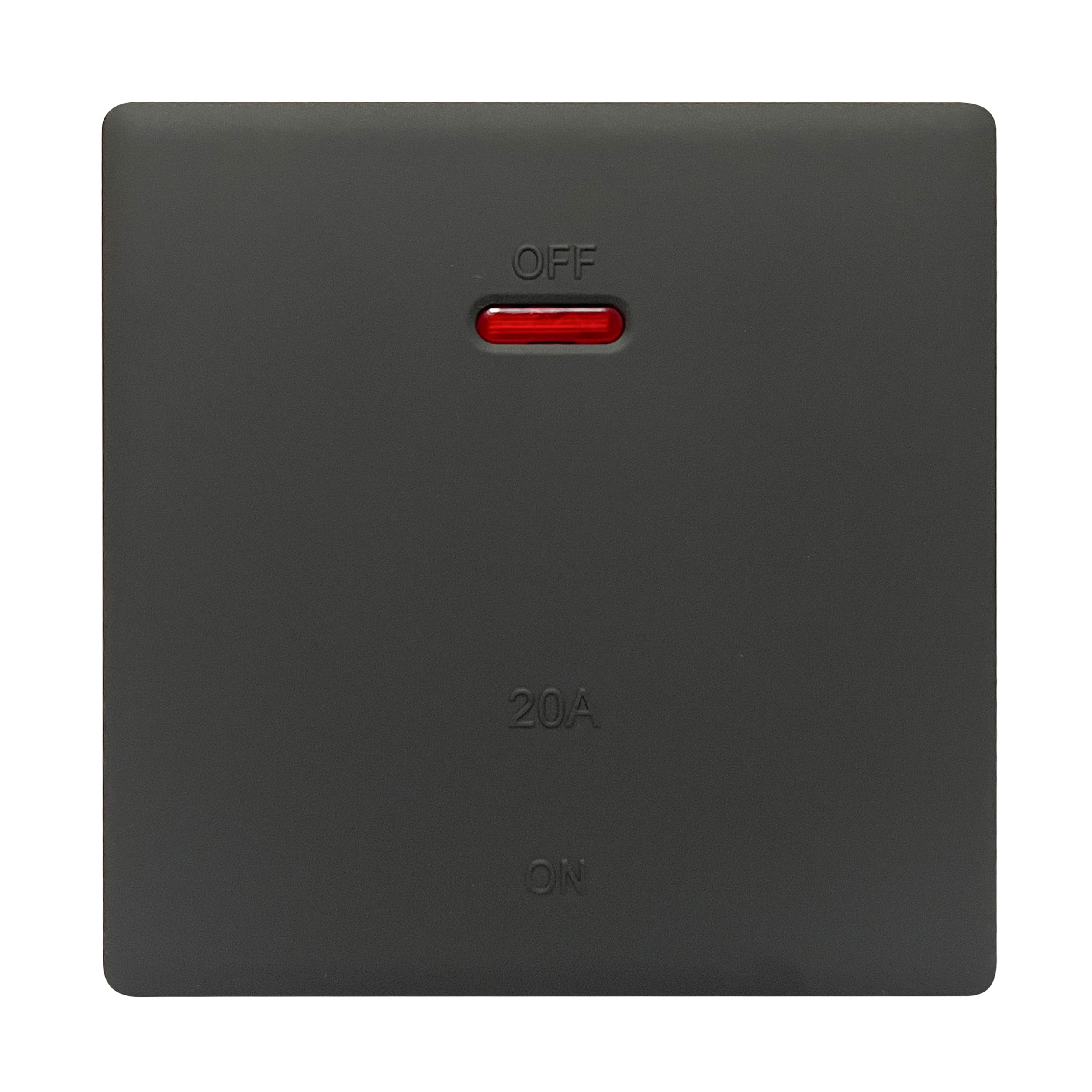 SB324-1.jpg SB324 - 20A Dp Switch - Elegant Soft Touch: Grey - Image 1