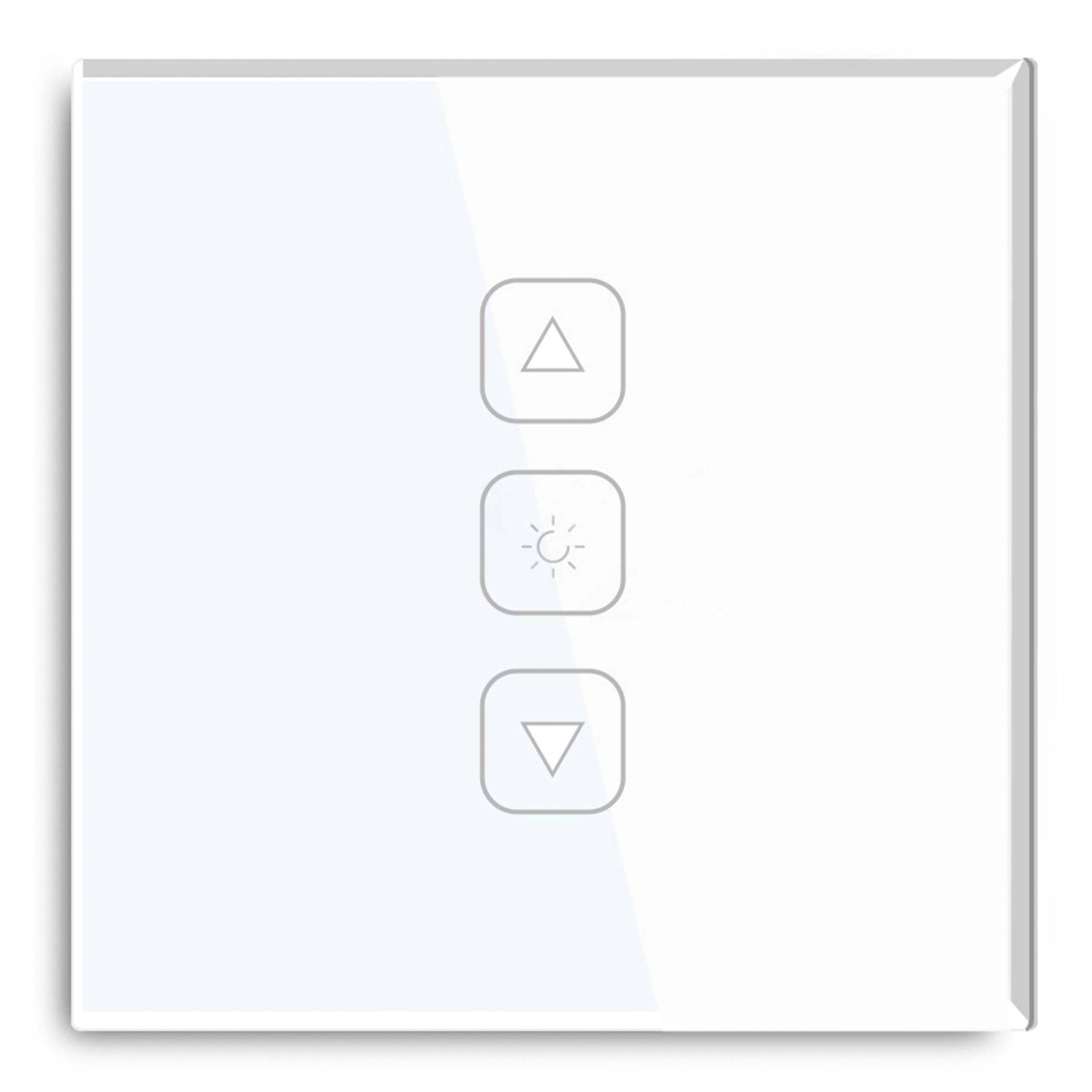Untitled-1-Recovered.psd_0007_调光白色-scaled-1-1.jpg SSW-FDZ - Admore 1 Gang White Zigbee Smart Dimmer Touch Switch - Image 1
