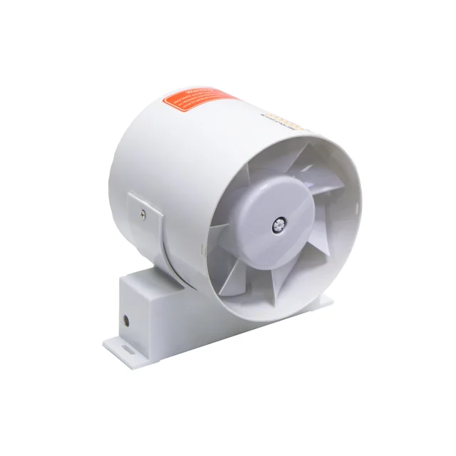 Admore 4" Axial Inline Duct Fan — PVC, 59 CFM (A-IF4)