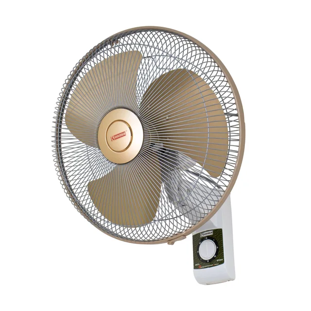 Khaleegia 16" Oscillating Wall Fan — Metal Blades, 60W (KALASH-400)