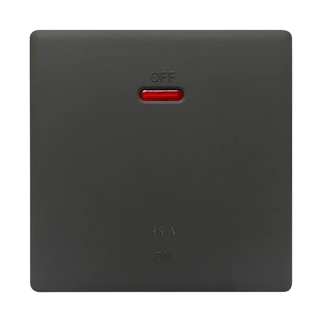 Admore 45A DP Switch — Elegant Soft Touch Grey (SB327)