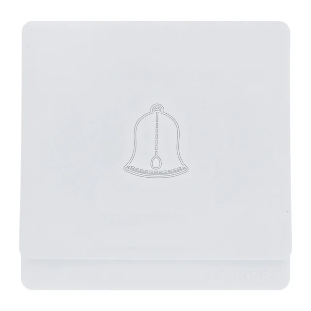 Admore 10A Bell Push Switch — PC Classic Range White (P-W017)