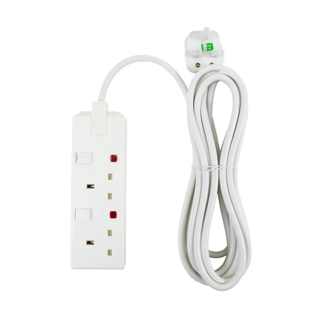 Admore 2 Gang 13A Switched Socket Extension with 5 m Cable (SB01174)