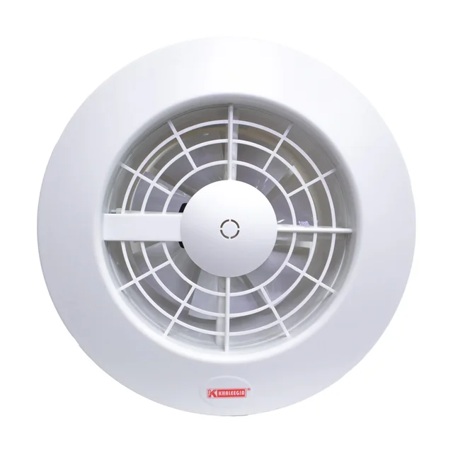 Khaleegia 6" Ceiling/Wall Duct Fan — PVC, 124 CFM (K-QR6)