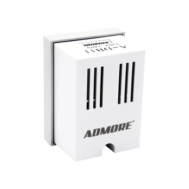 Admore Wired Buzzer Door Chime — AC-Powered, Mechanical Buzzer Sound (A-DB11)