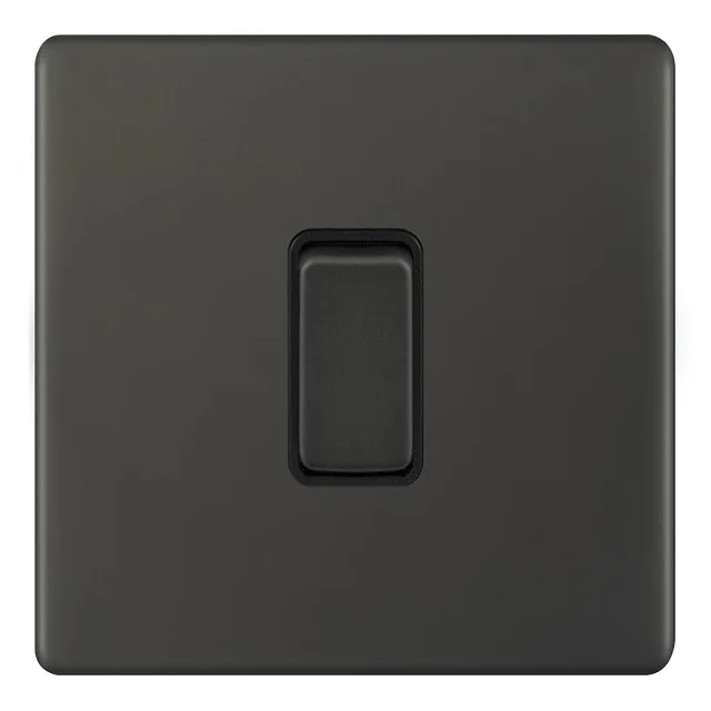 Admore 1 Gang 2 Way Switch — Umber Metal Series (AU302)