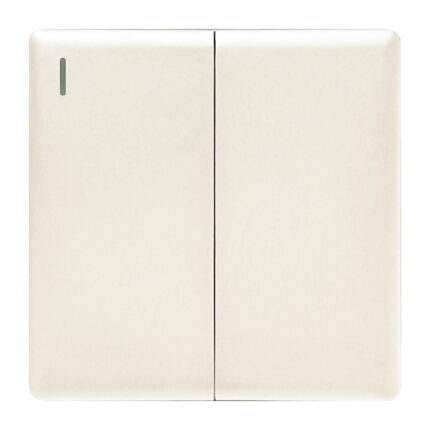 PP304 - 2 Gang 2 Way - Elegant Pearl White