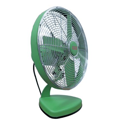 K-30TGF - Khaleegia 12" Slim Green Metal Table Fan