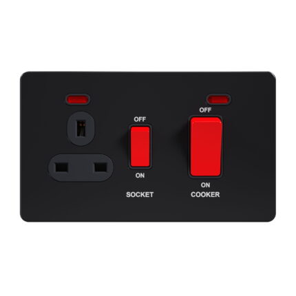 AB331 - Cooker Unit - Metal Series: Black Nickel