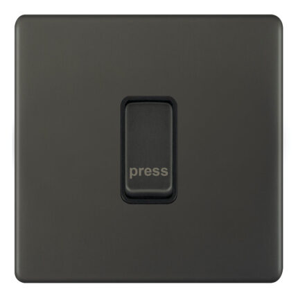 AU317 - Bell Push - Metal Series: Umber