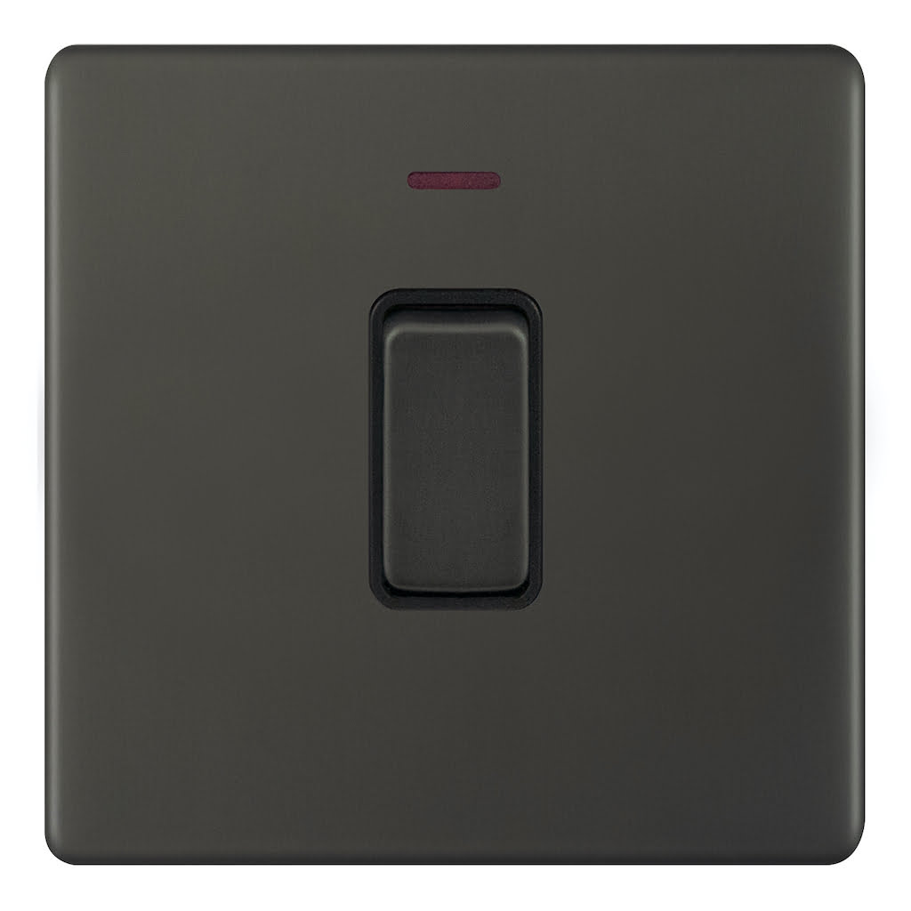 AU324 – 20A Dp Switch – Metal Series: Umber
