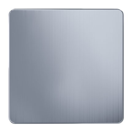 AC401 - 1 Gang Blank Plate -Metal Series: Chrome