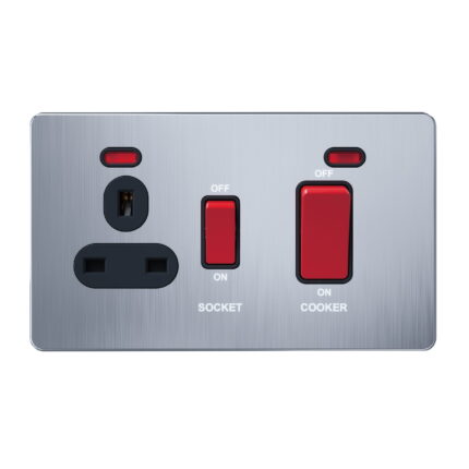 AC331 - Cooker Unit - Metal Series: Chrome