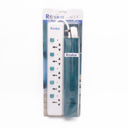 REU-3 | Roska 3 Gang 13A Universal Switched Socket Extensions (3 Meters)