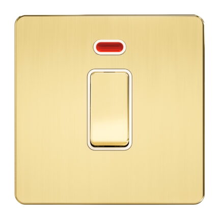 A324 - 20A Dp Switch -Metal Series: Gold