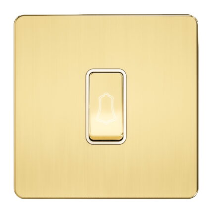 A317 - Bell Push  -Metal Series: Gold