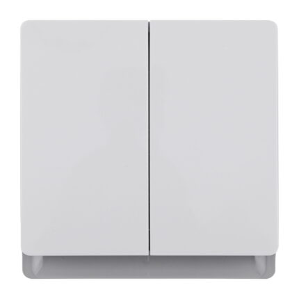 P-R304 - 2 Gang 2 Way Switch - PC Royal Series: White