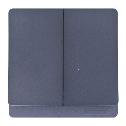 P-S004 - 2 Gang 2 Way Switch - PC Classic Range: Grey