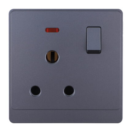 P-S429 - 15A Switch Socket - PC Classic Range: Grey