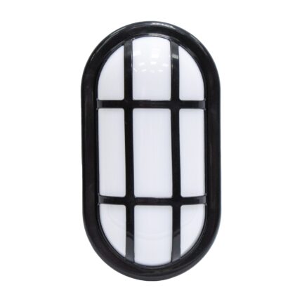 R-18WGB - Roska 18W LED Bulkhead Wall Light with Black Grill