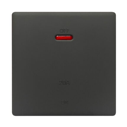 SB324 - 20A Dp Switch - Elegant Soft Touch: Grey