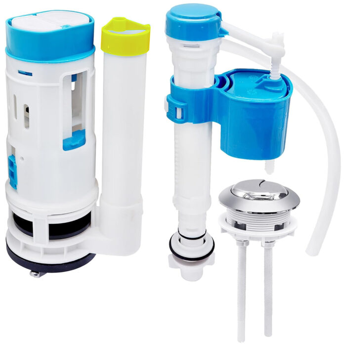 SP-20 - Eurospring WC Flush Mechanism, Dual Flush, Bottom Inlet - Image 1